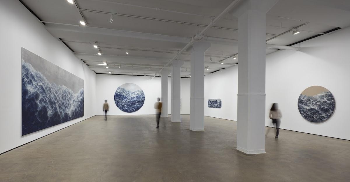 Installation view of jing-atmospheres at Sean Kelly New York, 2021