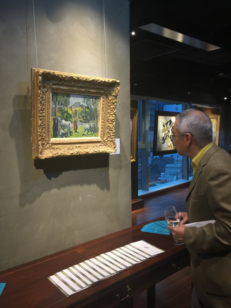 Paul Cezanne的《La vie des champs》(田野生活)。拍賣估價120-180萬美元，會於美國費城拍賣行進行。