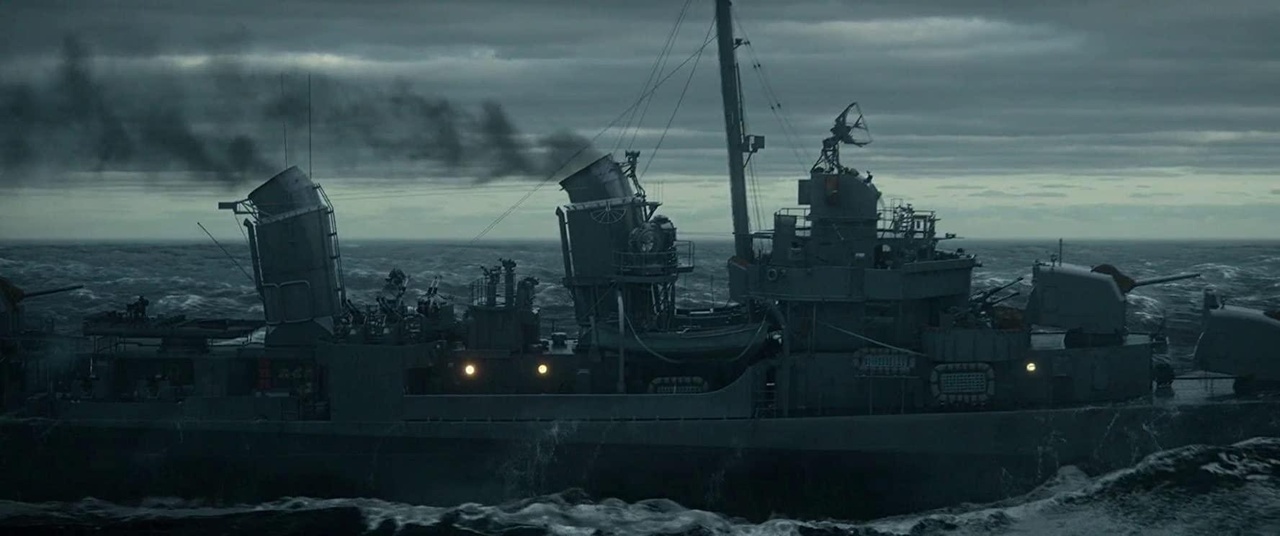 片中驅逐艦，以模型、搭景和在博物館的退役艦上拍攝，卻拍得逼真、緊湊。