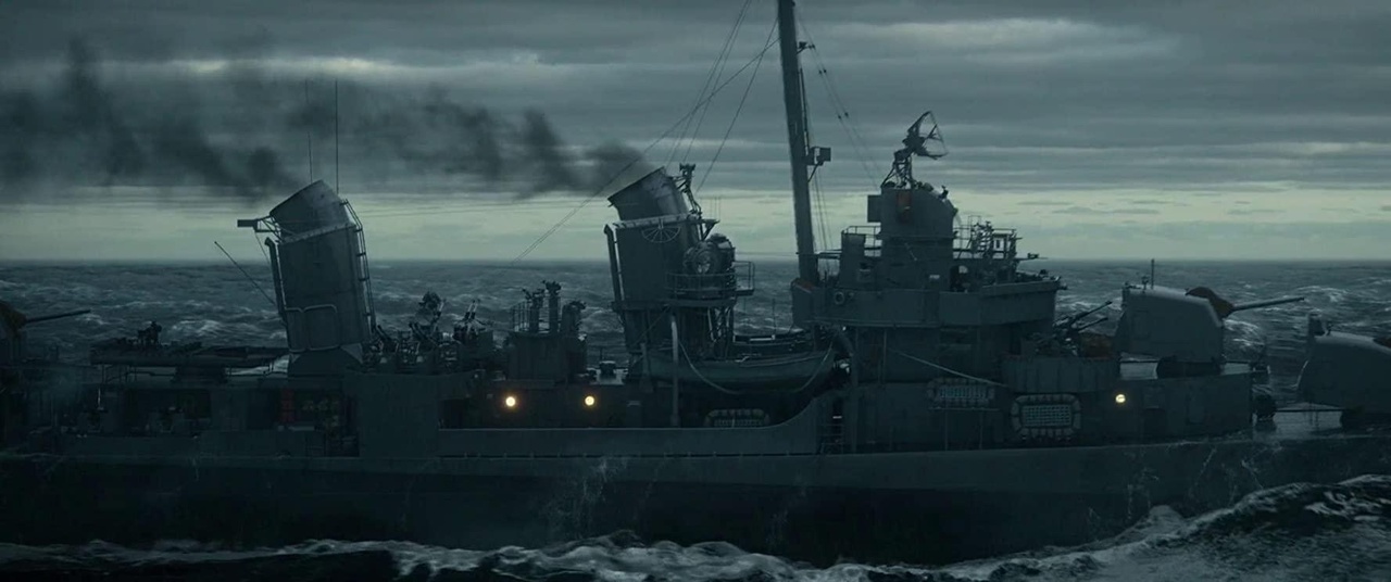 片中驅逐艦,以模型、搭景和在博物館的退役艦上拍攝,卻拍得逼真、緊湊。