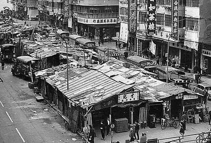 1980年代深水埗南昌街。（網上圖片，無意侵犯版權。）