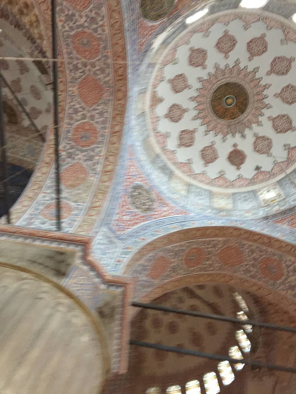 伊斯坦堡Blue Mosque天花。