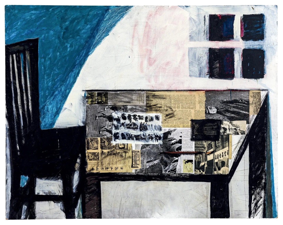 魯迅書桌
油彩 拼貼 木板
122 x 154.9 cm
