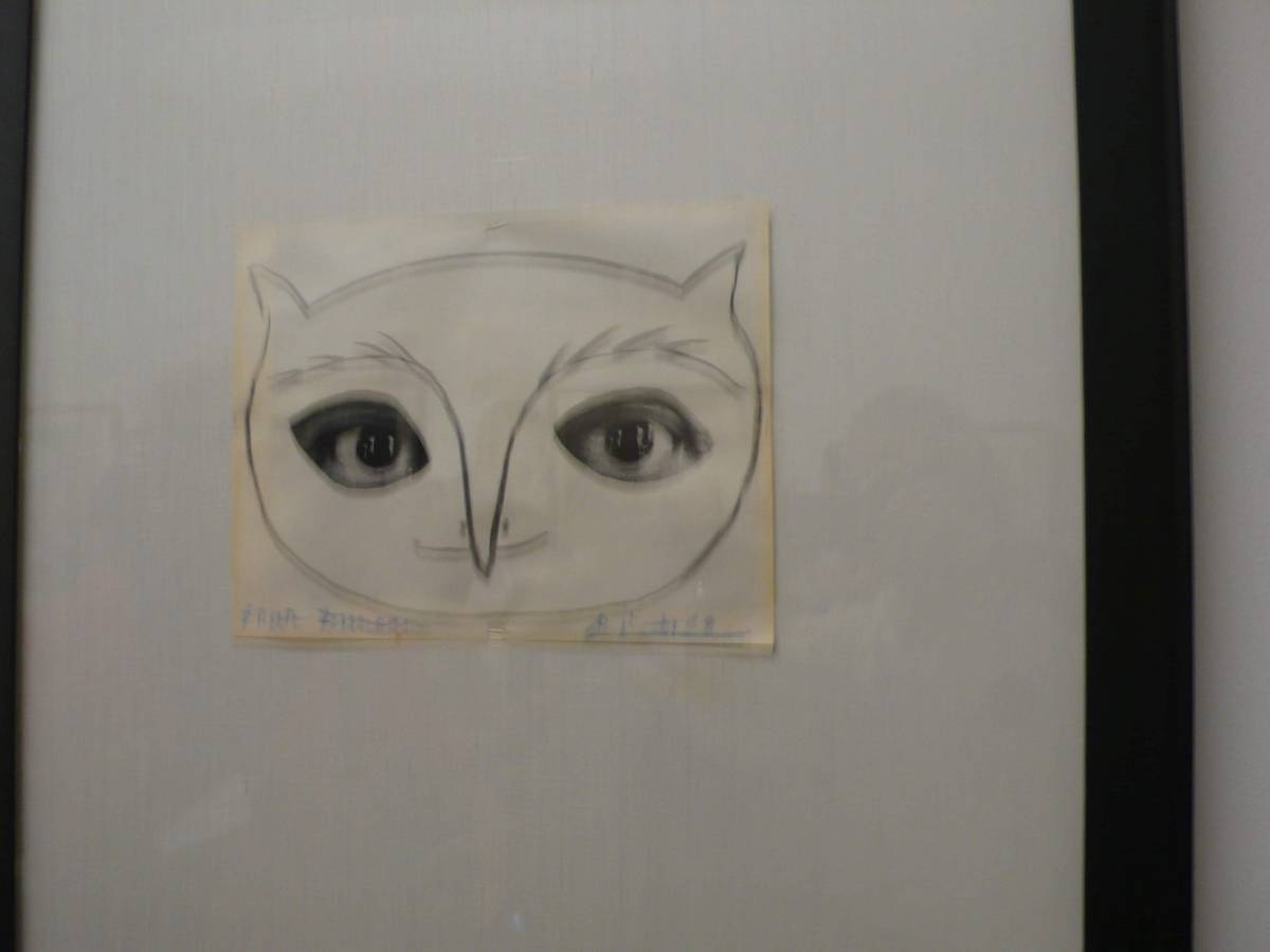 原來畢卡索鍾情貓頭鷹雙眼，而他以自己雙眼來自比貓頭鷹。