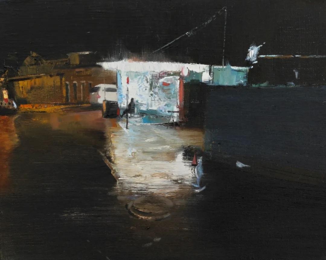 丁志青
黑夜小店
布面油画
40×50cm
2020
