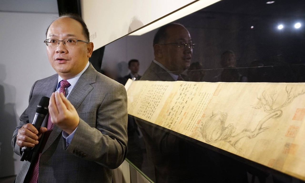 親赴日本徵收蘇軾《木石圖》的佳士得中國書畫高級專家遊世勳表示,尋回此畫可謂是機緣巧合。 攝影:楊光@kyeung.com