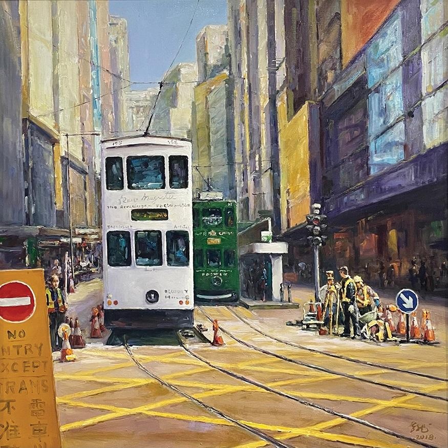 陳朝龍
中環維修叮叮路
油畫布本
2018
80 x 80 cm