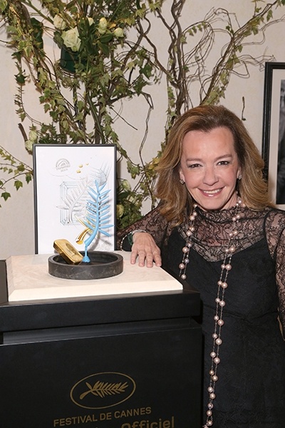 蕭邦聯合總裁兼藝術總監卡羅琳‧舍費爾一手將引領品牌進入康城國際電影節，其於1997年受電影節委托創作之「金棕櫚」獎座，一直被視為康城電影節的終極象徵。