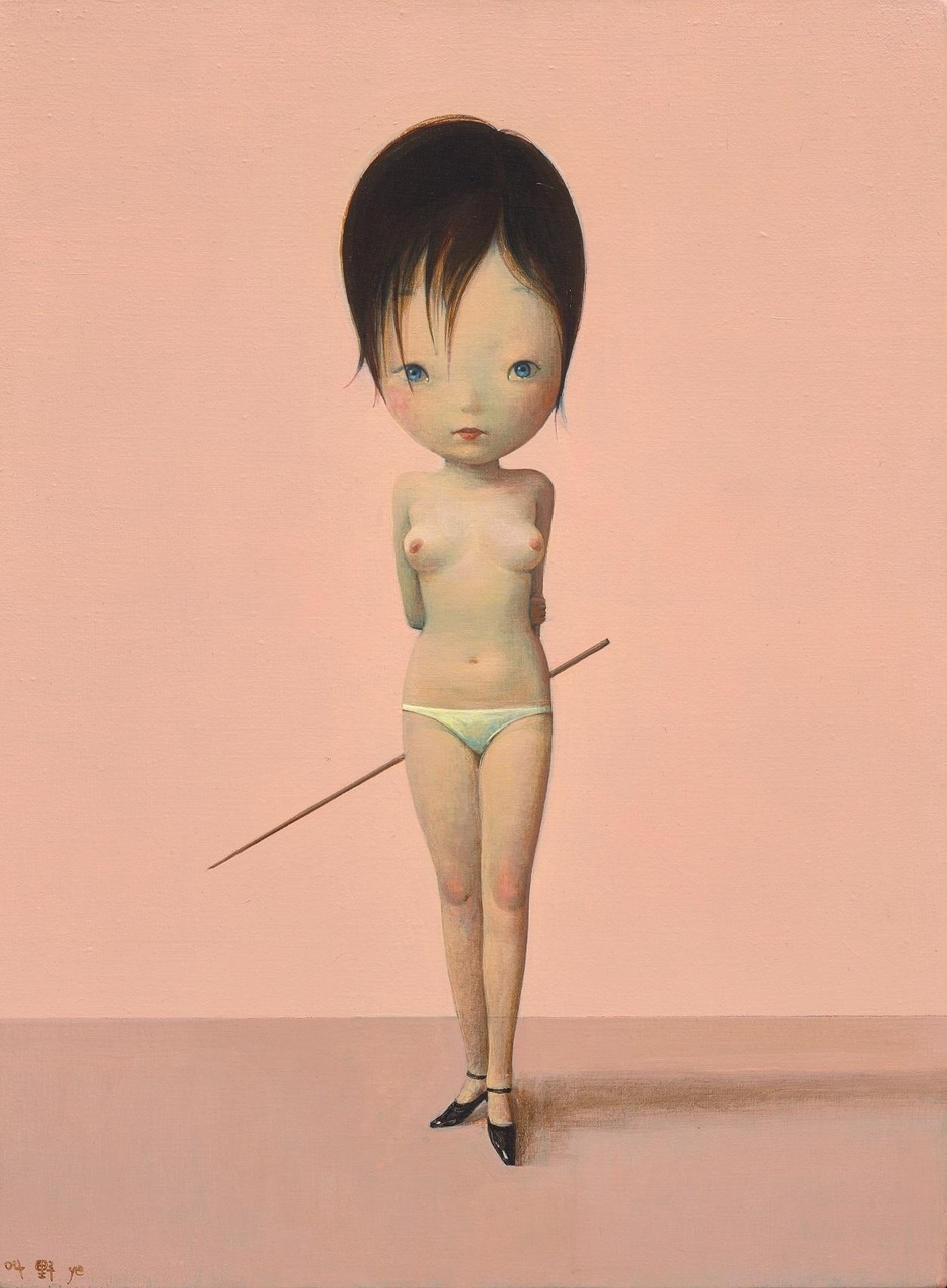 富藝斯香港本季「二十世紀及當代藝術」日間拍賣以劉野作品《女孩!》領銜，以780萬港元成交。
